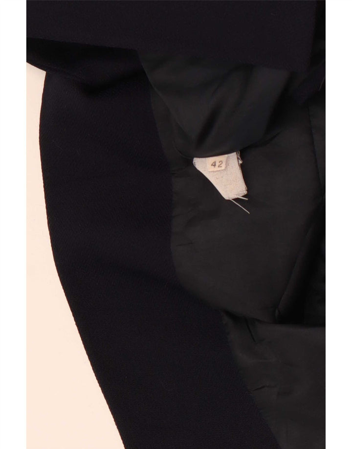 Gilet da donna vintage IT 42 medio blu navy
