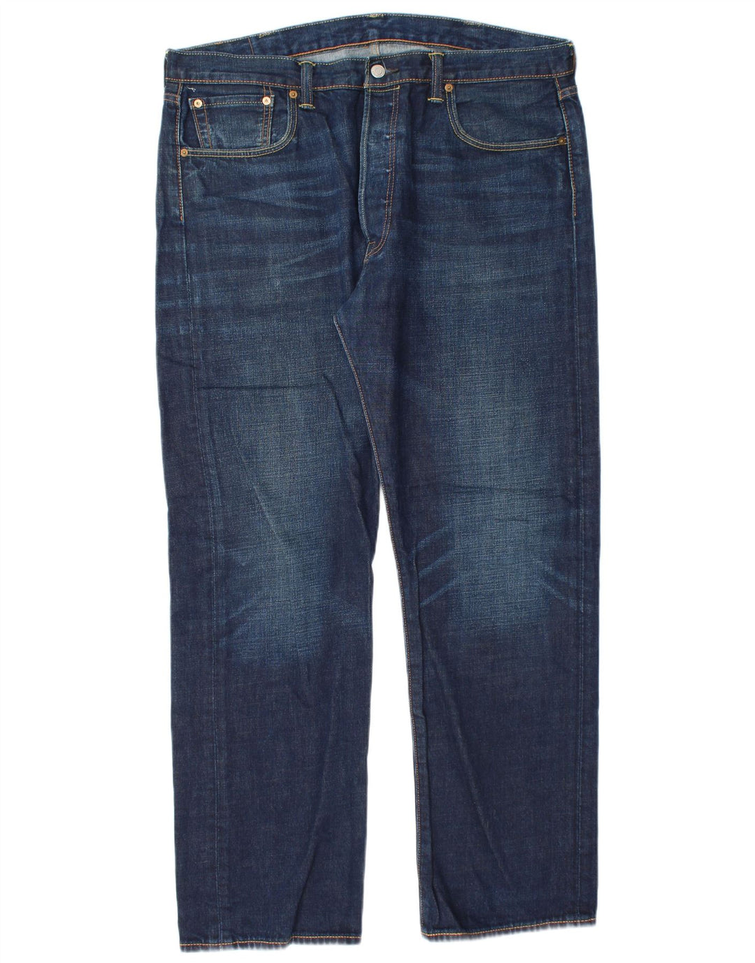 LEVI'S Jeans dritti da uomo 501 W38 L32 cotone blu