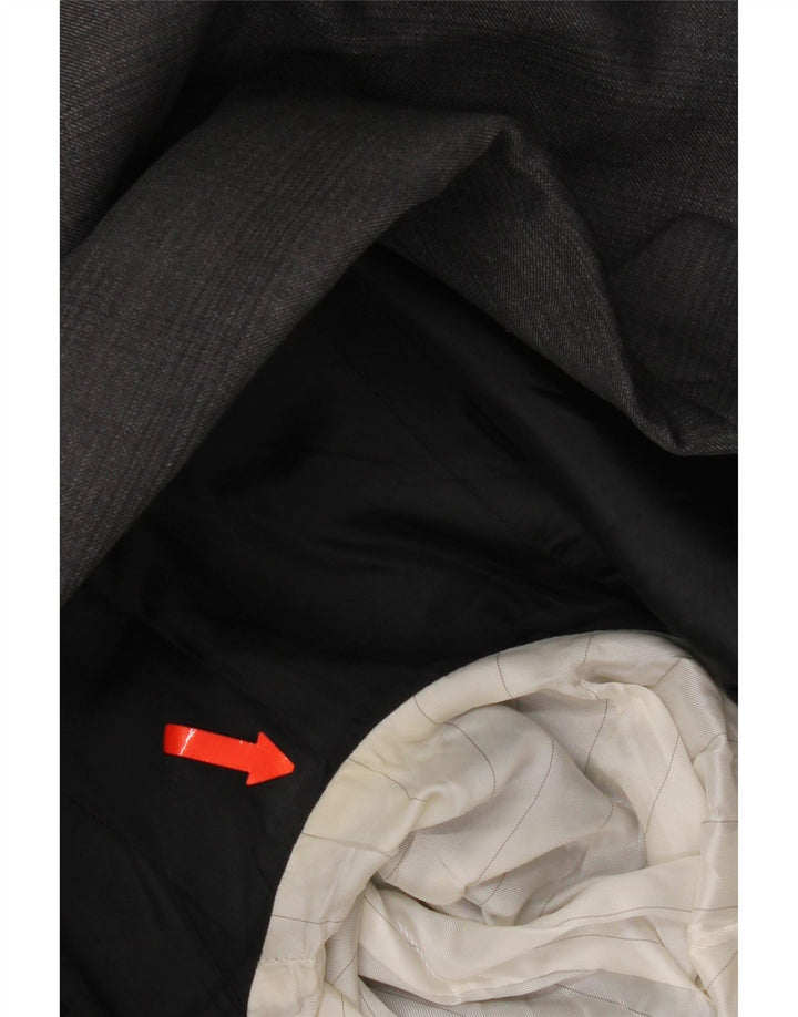 Giacca blazer da uomo a 2 bottoni Prada IT 56 2XL viscosa a quadri grigia