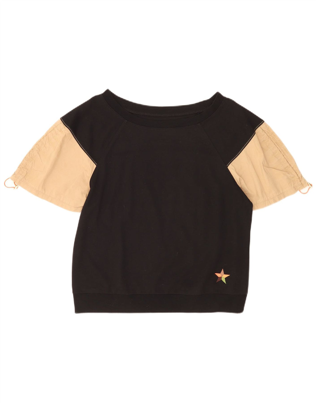 Felpa da donna Benetton Maglione UK 16 Large Black Colourblock