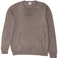 Maglione maglione girocollo da uomo Zara grande grigio