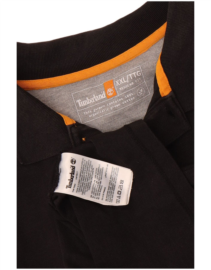 Polo Timberland da uomo vestibilità regolare 2XL cotone nero
