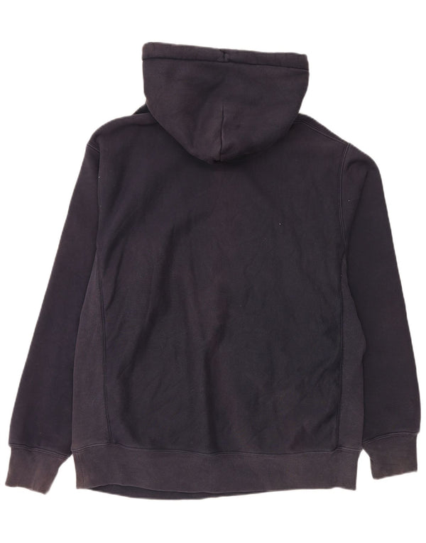 Felpa con cappuccio da uomo Champion Large in cotone blu navy
