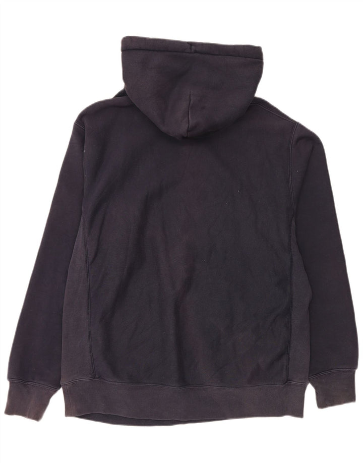 Felpa con cappuccio da uomo Champion Large in cotone blu navy