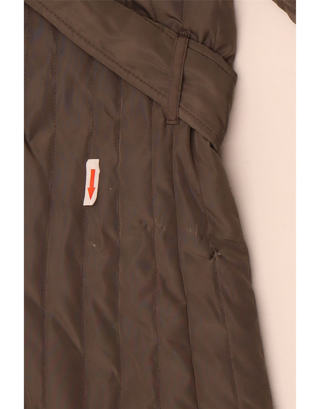Giacca trapuntata da donna Michael Kors UK 18 XL poliestere marrone