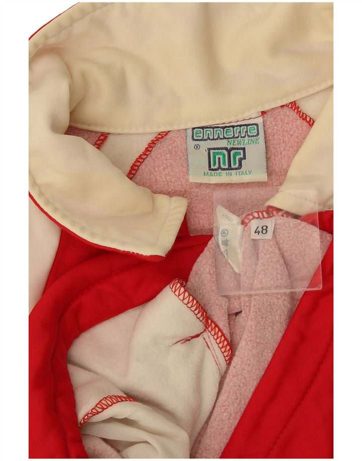 Giacca da tuta da uomo Ennerre IT 48 Medium Red Colourblock