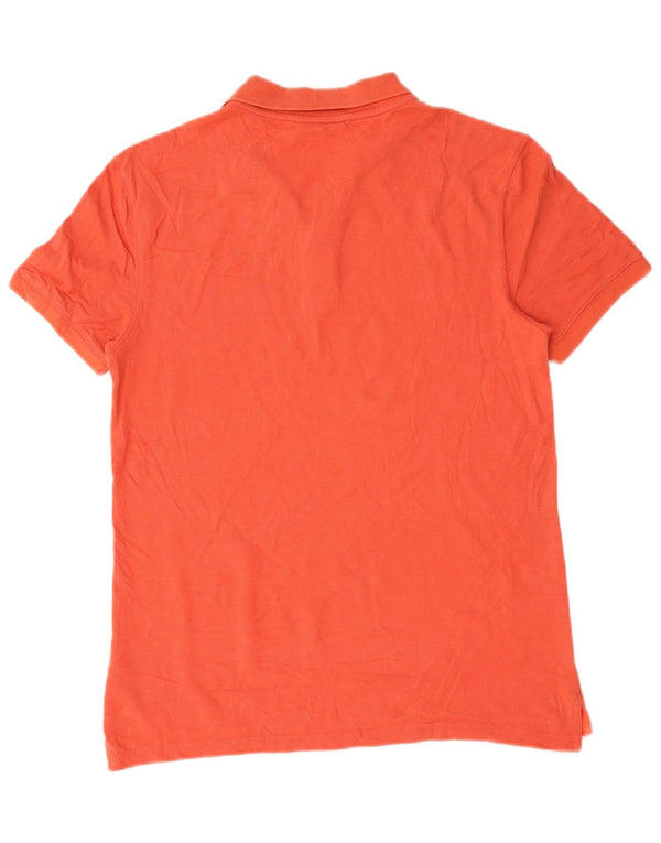 Polo Calvin Klein Jeans da uomo vestibilità regolare in cotone arancione medio
