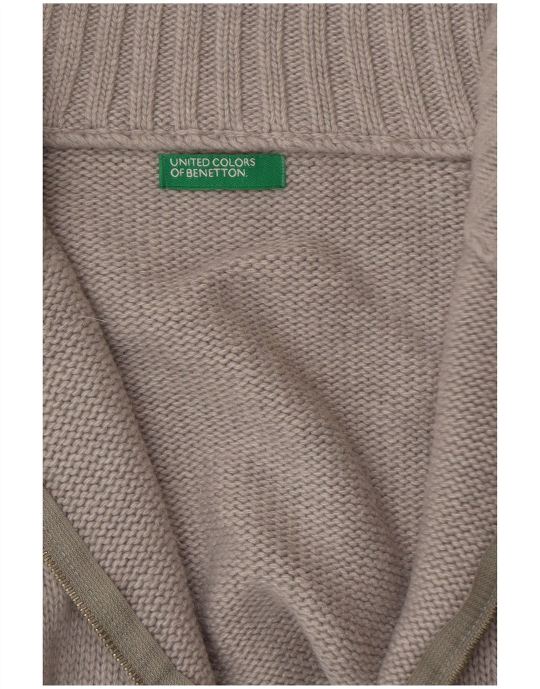 Maglione cardigan da donna BENETTON UK 14 Grigio medio