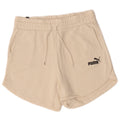 Pantaloncini sportivi da donna Puma UK 14 cotone beige medio