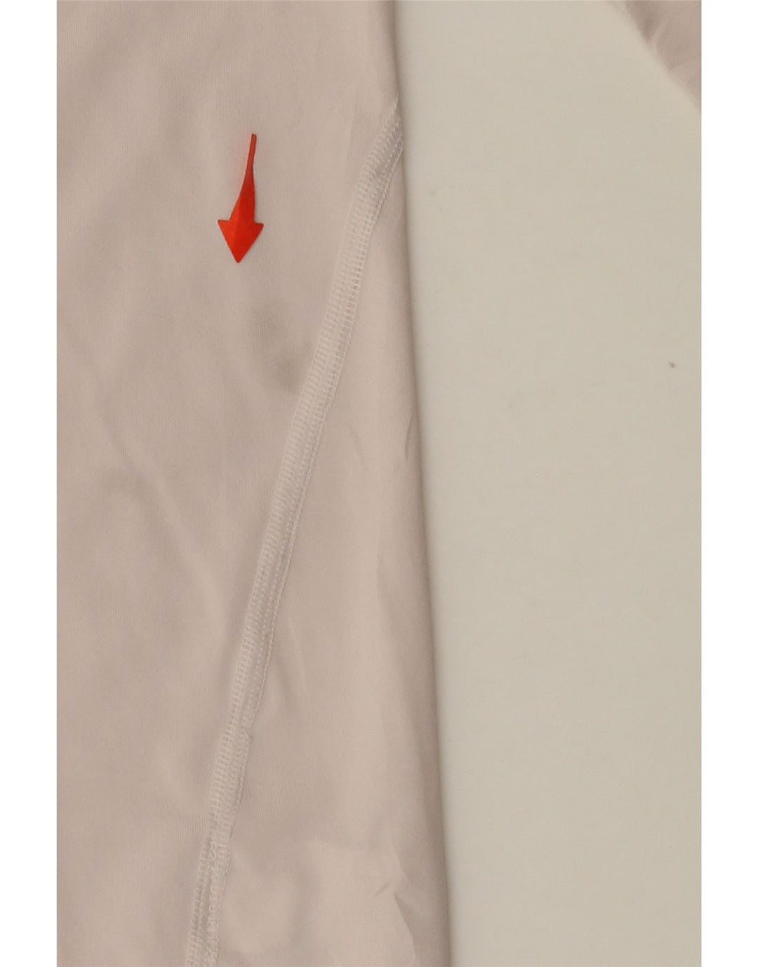 NIKE Mens Dri Fit Top Long Sleeve Small White Polyester