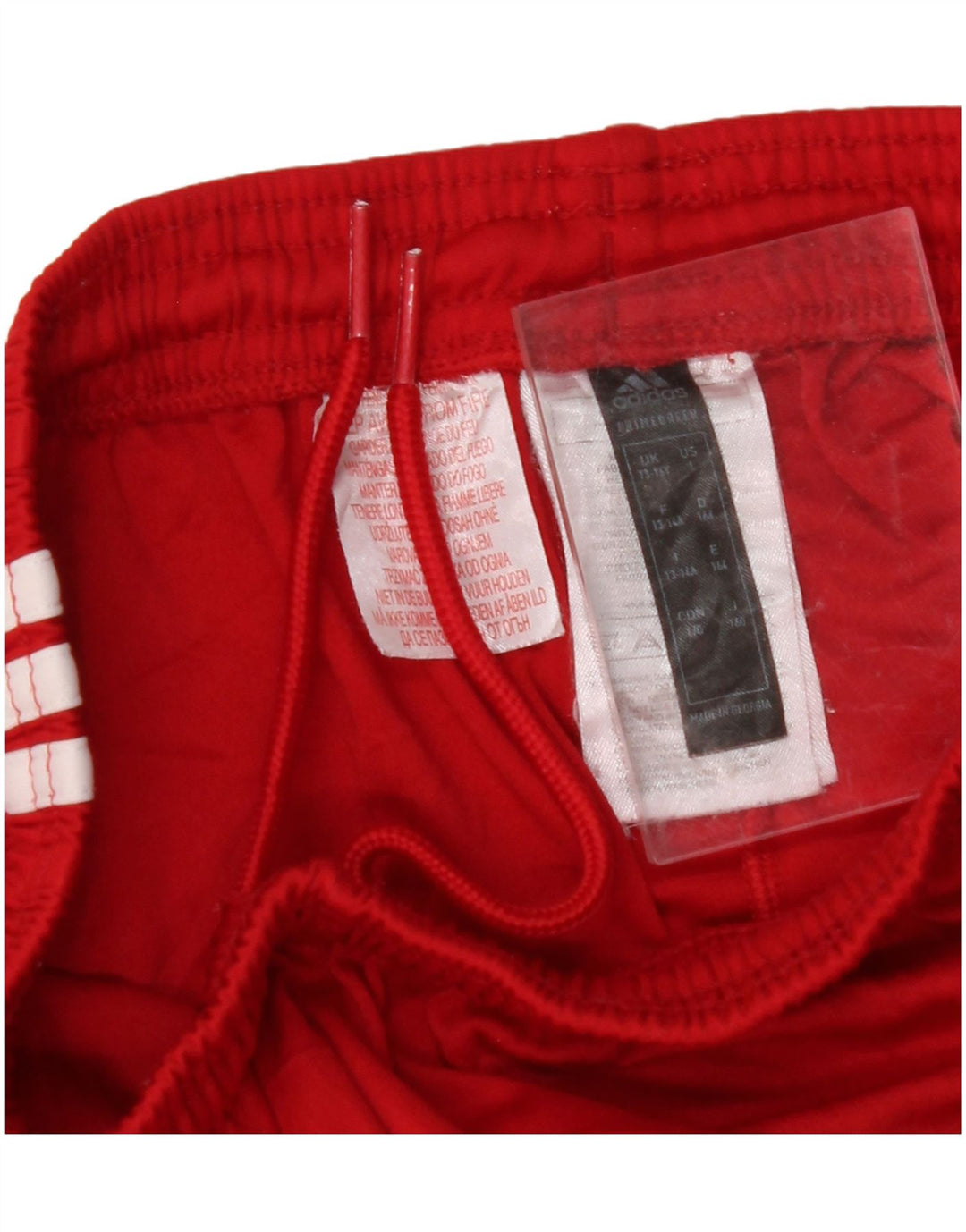 ADIDAS Boys Aeroready Sport Shorts 13-14 Years  Red Polyester