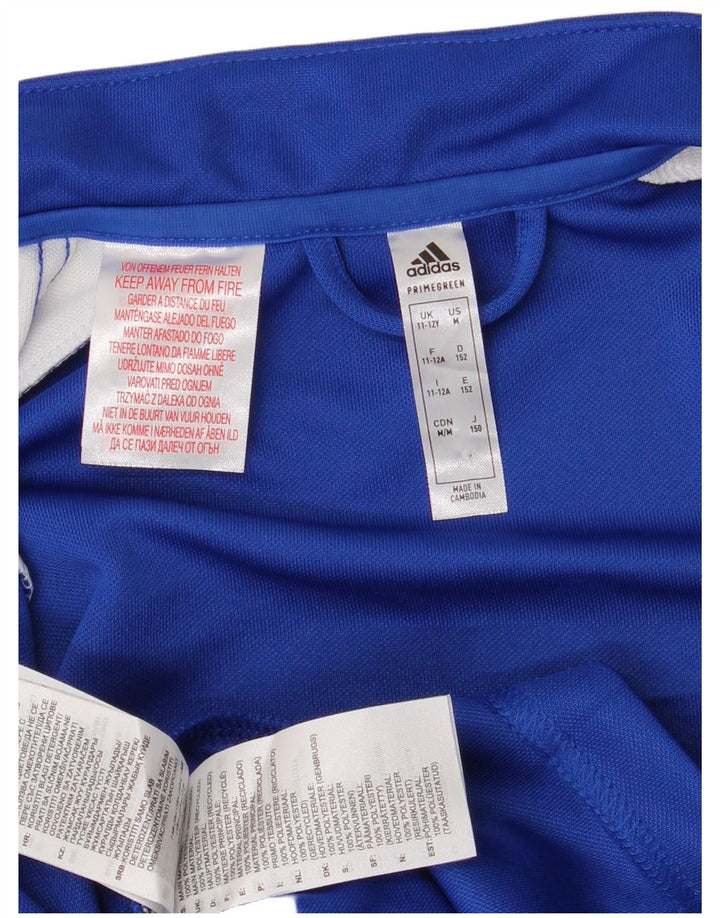 Giacca da tuta Adidas Aeroready da ragazzo 11-12 anni in poliestere blu