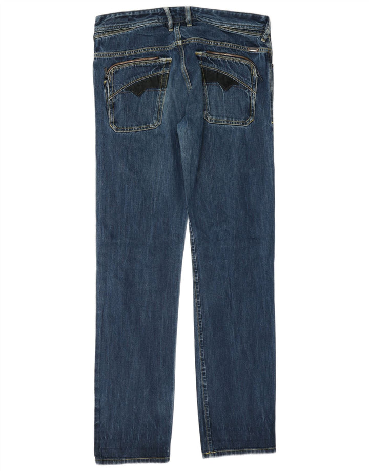 Jeans dritti da uomo Diesel Poiak W31 L34 cotone blu
