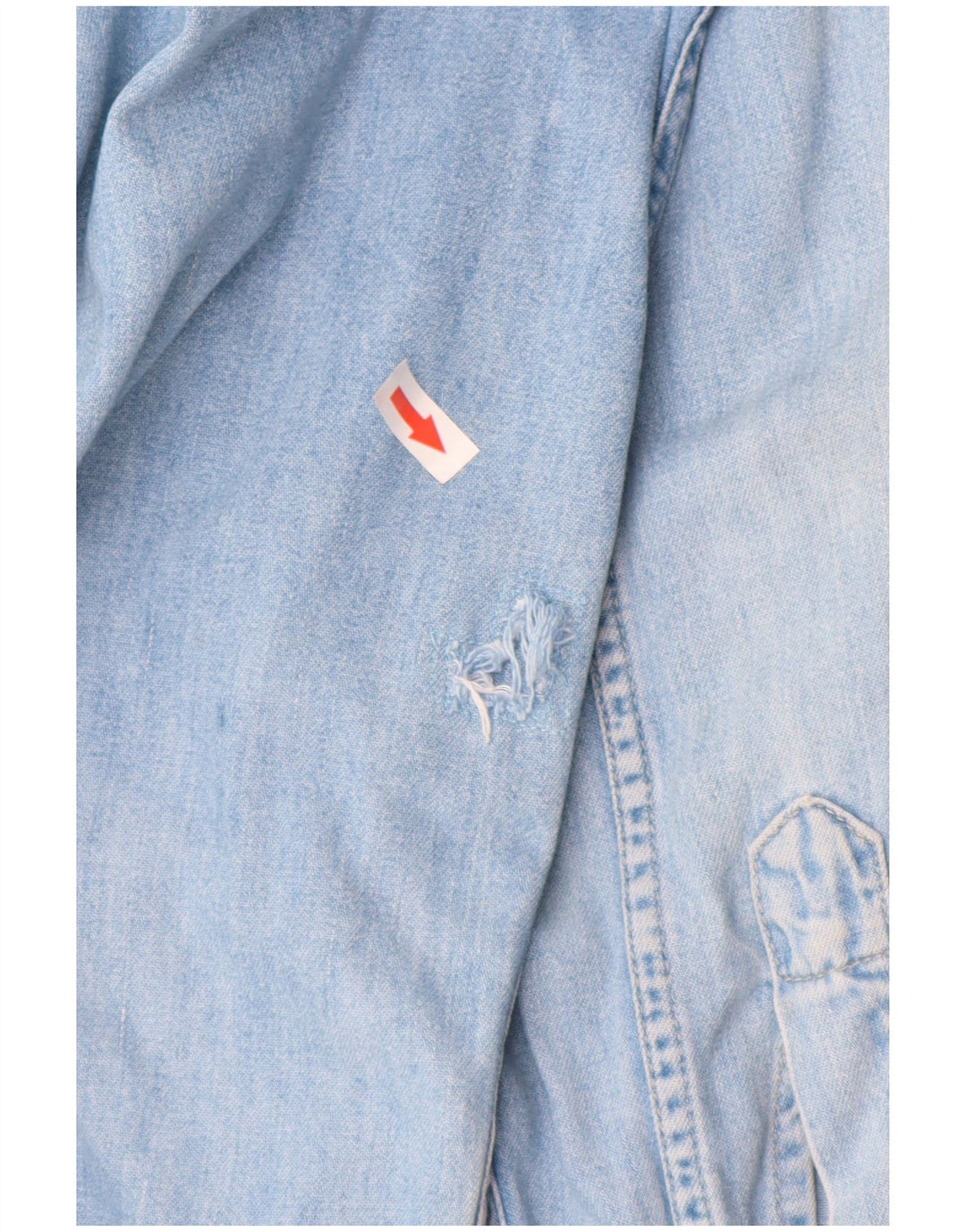 Camicia di jeans da uomo Levi's Large in cotone blu