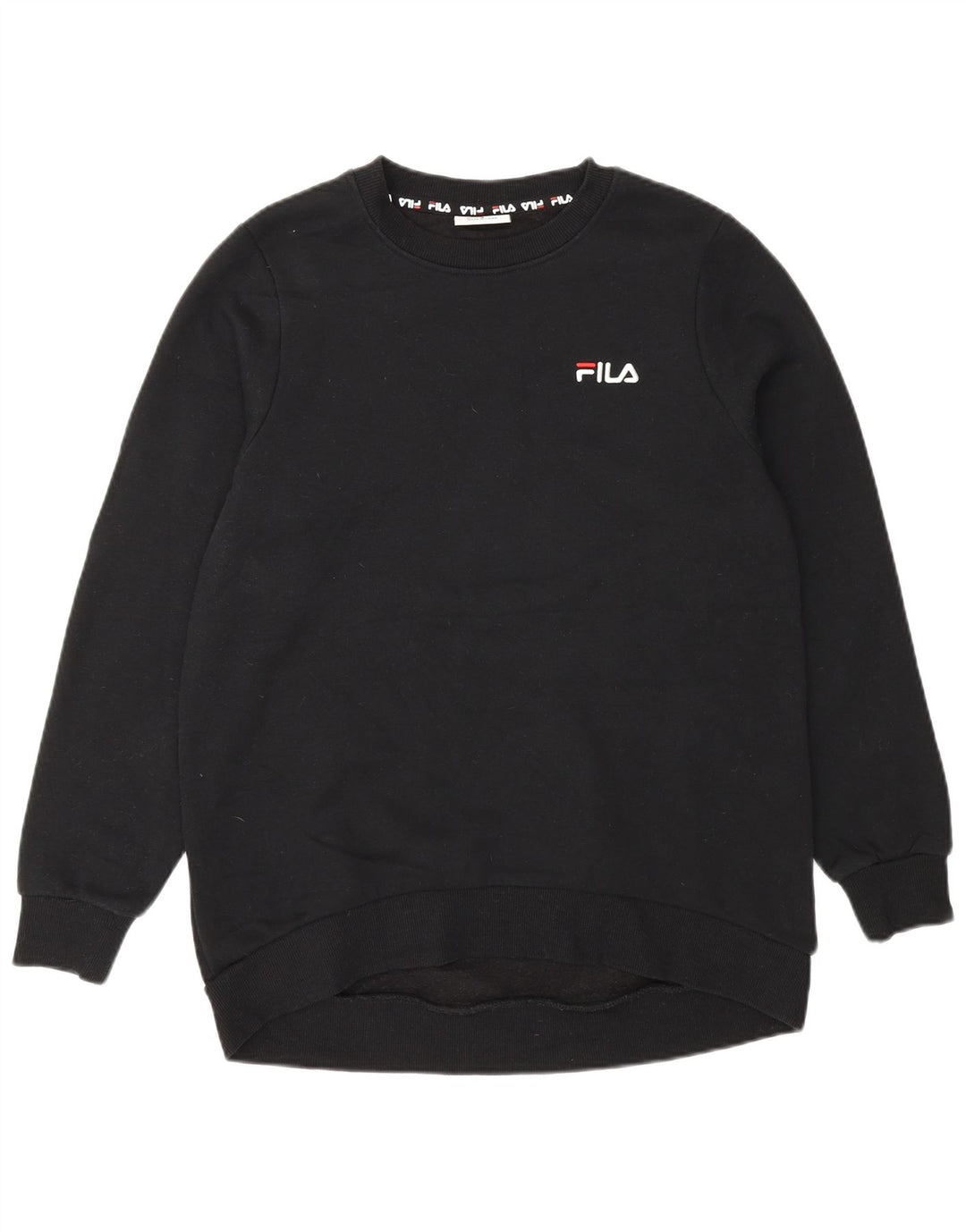 Felpa da donna Fila Jumper UK 10 Small Black Cotton
