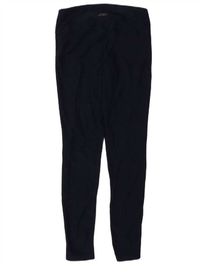 Leggings da donna NEW BALANCE UK 8 Small Poliestere blu navy
