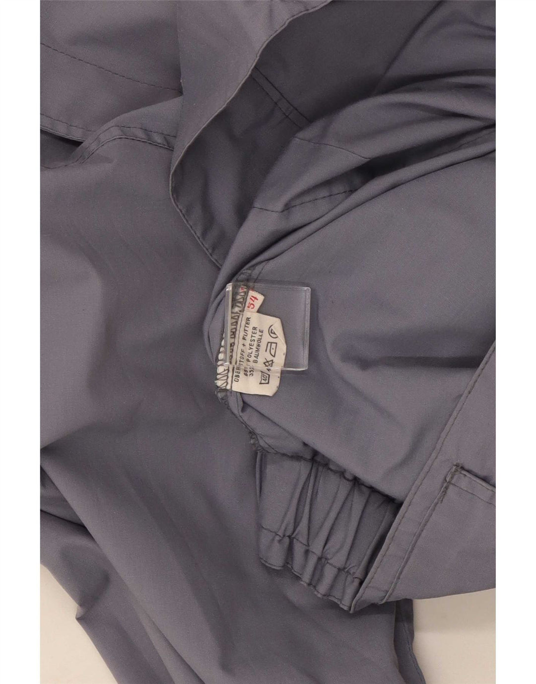 Giacca utilitaria vintage da uomo IT 54 2XL Blu poliestere