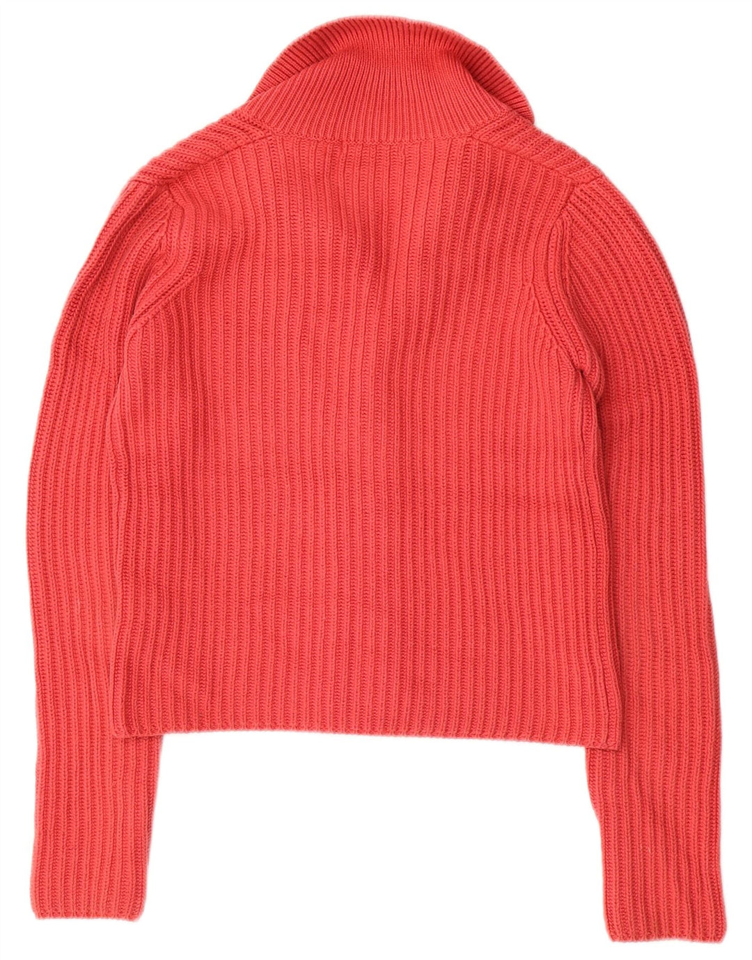 Maglione cardigan da donna Massimo Dutti UK 10 piccolo cotone rosso