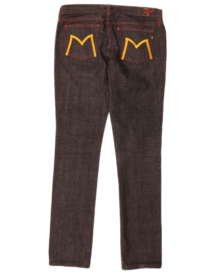 Jeans slim a rete da donna Meltin' Pot W33 L33 cotone nero