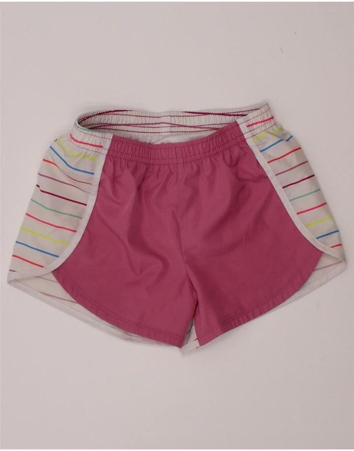 Pantaloncini sportivi Nike per bambina 5-6 anni a righe rosa medio