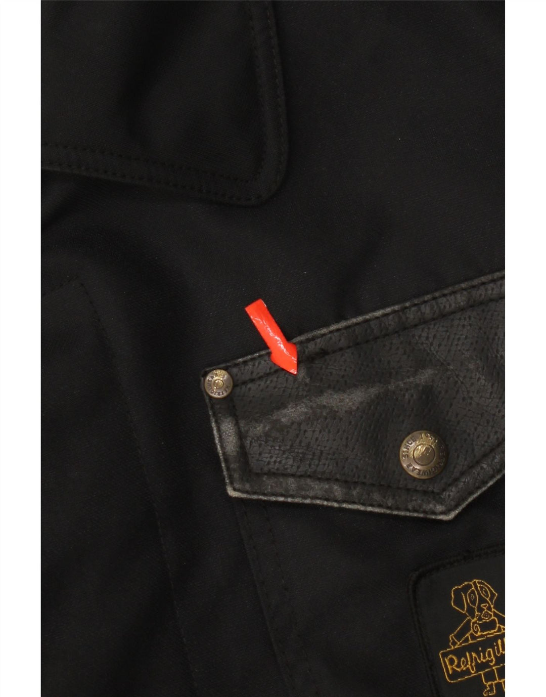 Giacca utilitaria da uomo Refrigiwear UK 40 grande poliestere nero