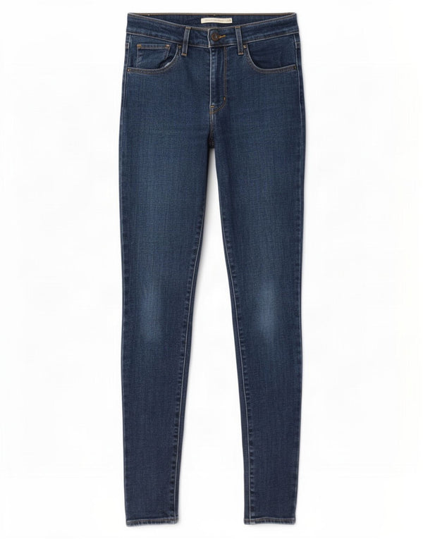 Jeans skinny a vita alta Levi's 721 da donna W29 L32 in cotone blu