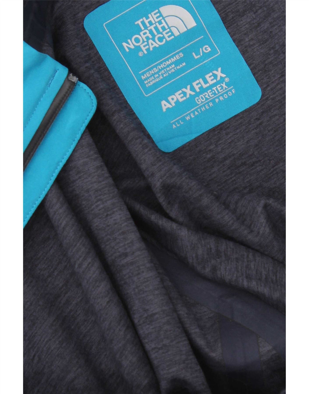 Giacca antipioggia da uomo con cappuccio The North Face UK 40 Large Blu