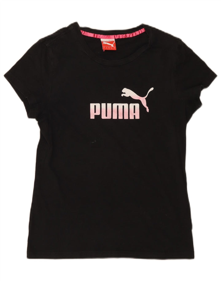 T-shirt grafica da donna Puma UK 10 piccola nera