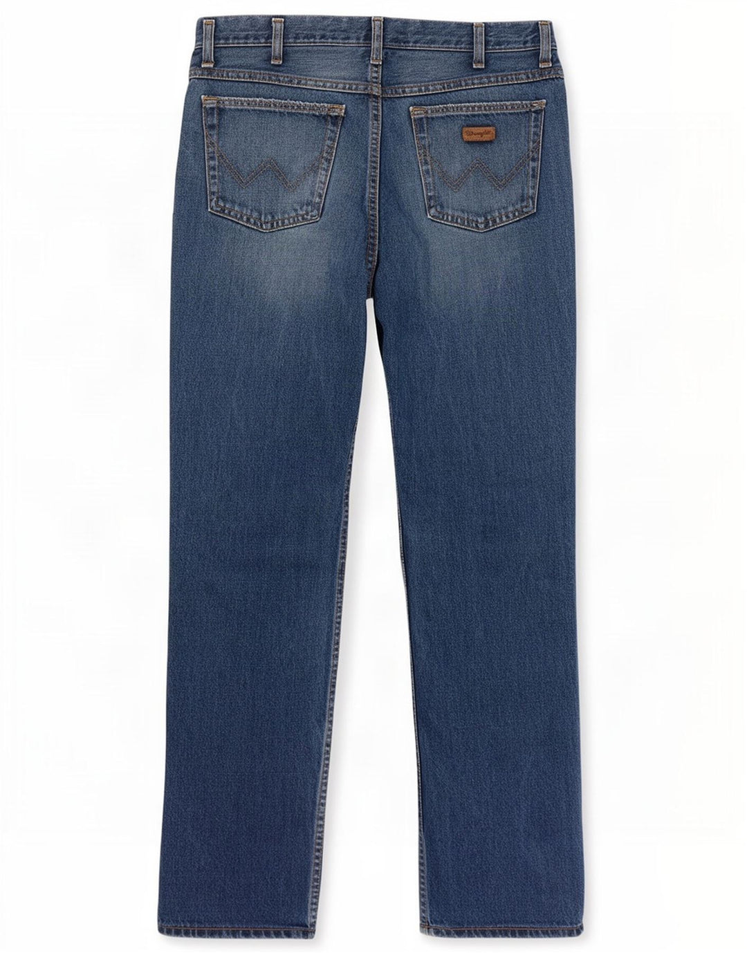 Jeans dritti da uomo Wrangler W33 L30 cotone blu