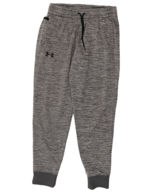 Pantaloni da tuta da ragazzo Under Armour da jogging 11-12 anni di grandi dimensioni grigi