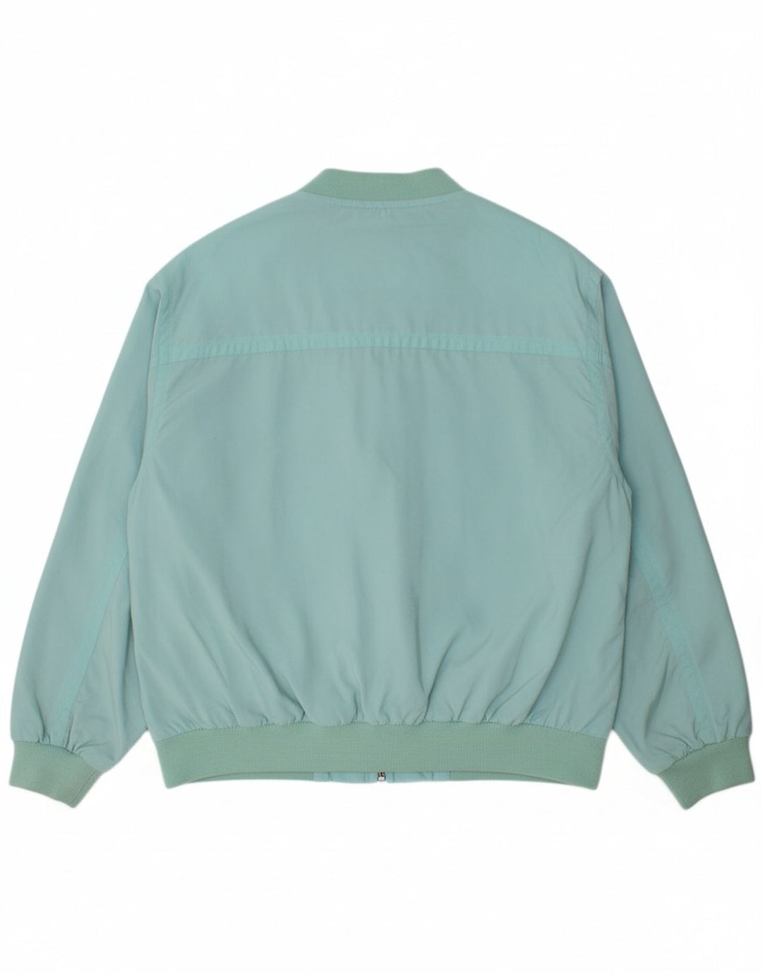 VINTAGE Mens Bomber Jacket IT 54 2XL Turquoise