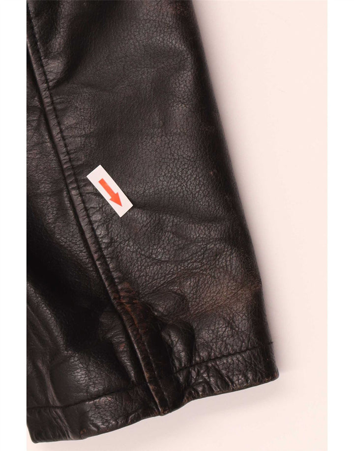Giacca in pelle da uomo Wilsons UK 38 media nera