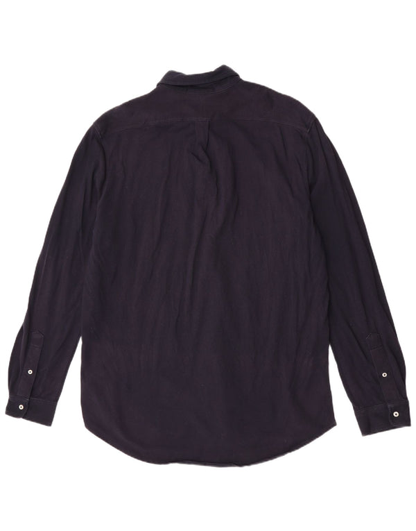 Camicia da uomo Ralph Lauren XL in cotone blu navy