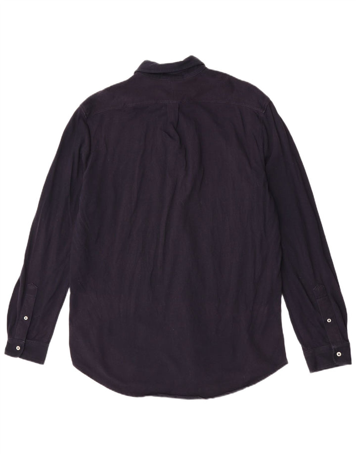 Camicia da uomo Ralph Lauren XL in cotone blu navy