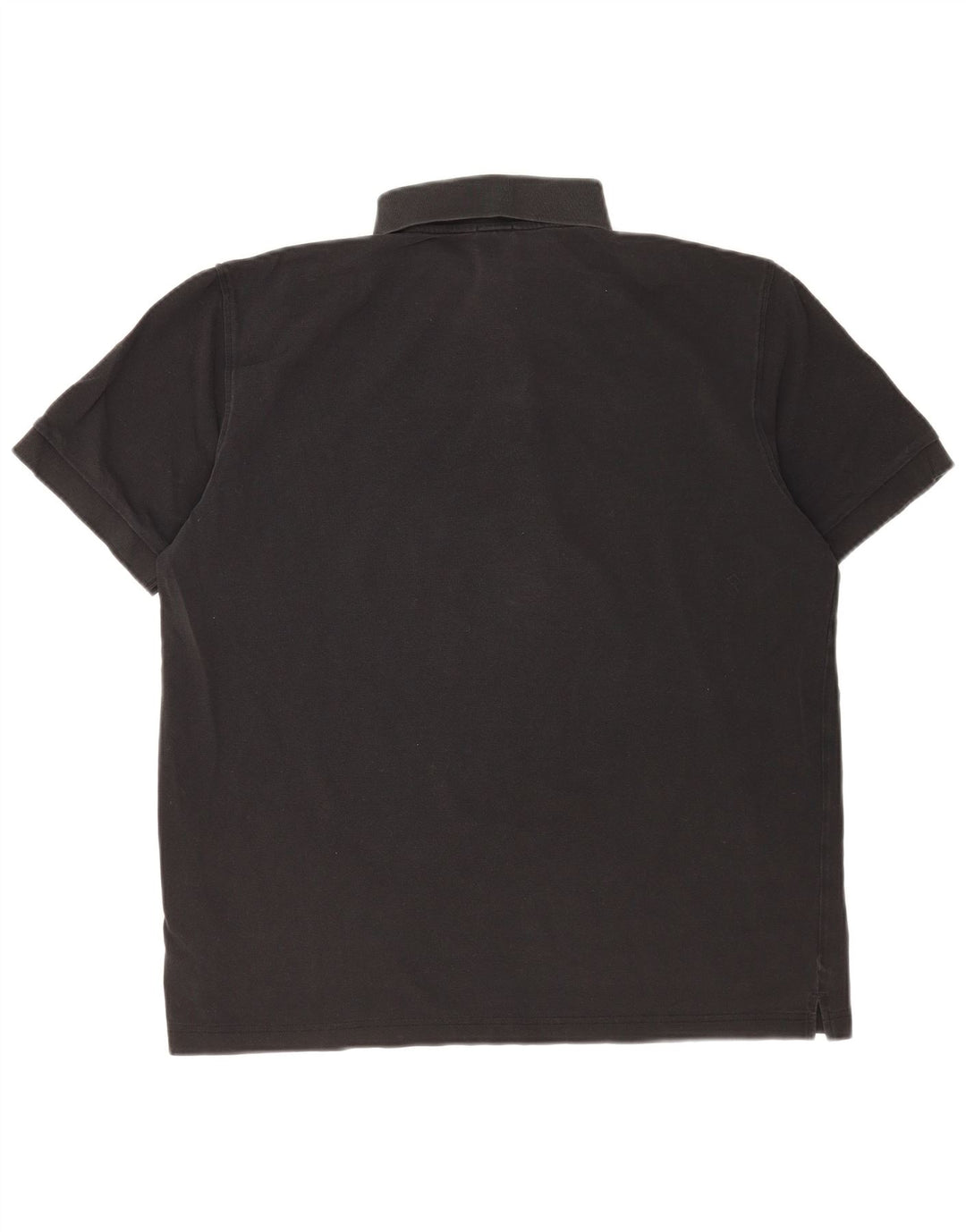 Polo da uomo Hugo Boss grande in cotone nero
