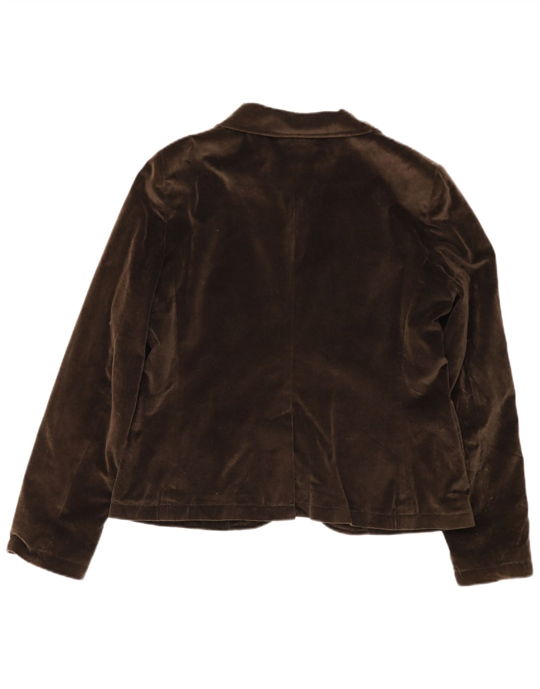 Giacca blazer in velluto da donna a 2 bottoni Henry Cottons IT 48 XL cotone marrone
