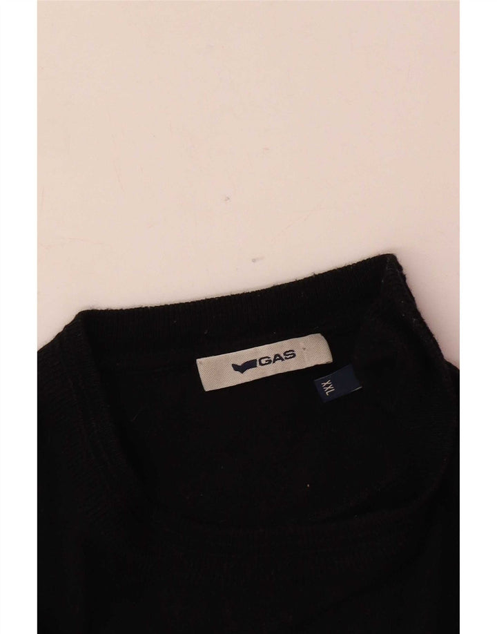 Maglione maglione girocollo da uomo Gas 2XL Nero