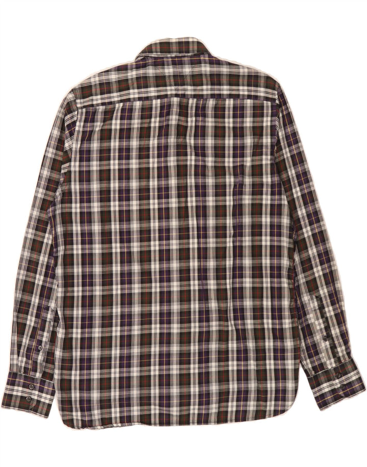 TOMMY HILFIGER Mens Shirt Large Green Check Cotton Vintage Tommy Hilfiger and Second-Hand Tommy Hilfiger from Messina Hembry 