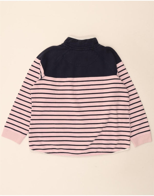 Crew Clothing Felpa oversize da donna Maglione UK 16 Large Pink Striped