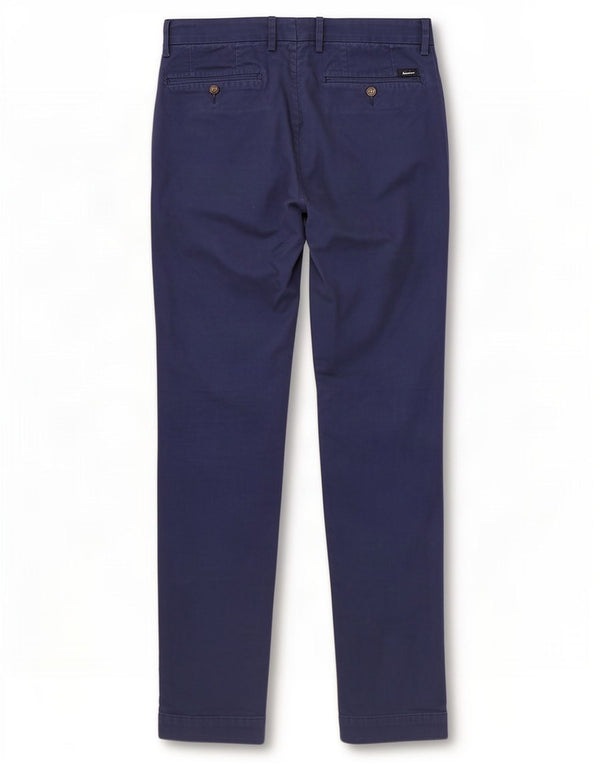 Pantaloni da abito slim fit da uomo Polo Ralph Lauren W30 L34 cotone blu