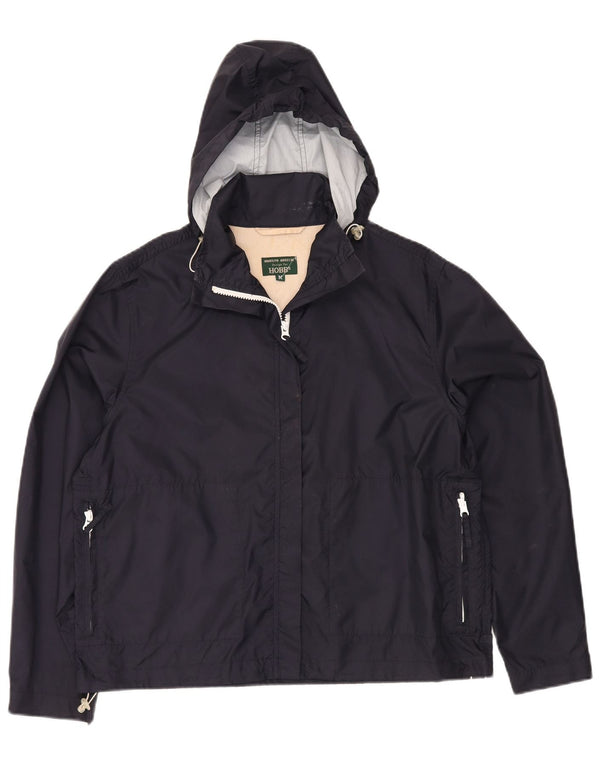 Giacca antipioggia oversize da donna HOBBS Marilyn Anselm UK 14 medio blu navy