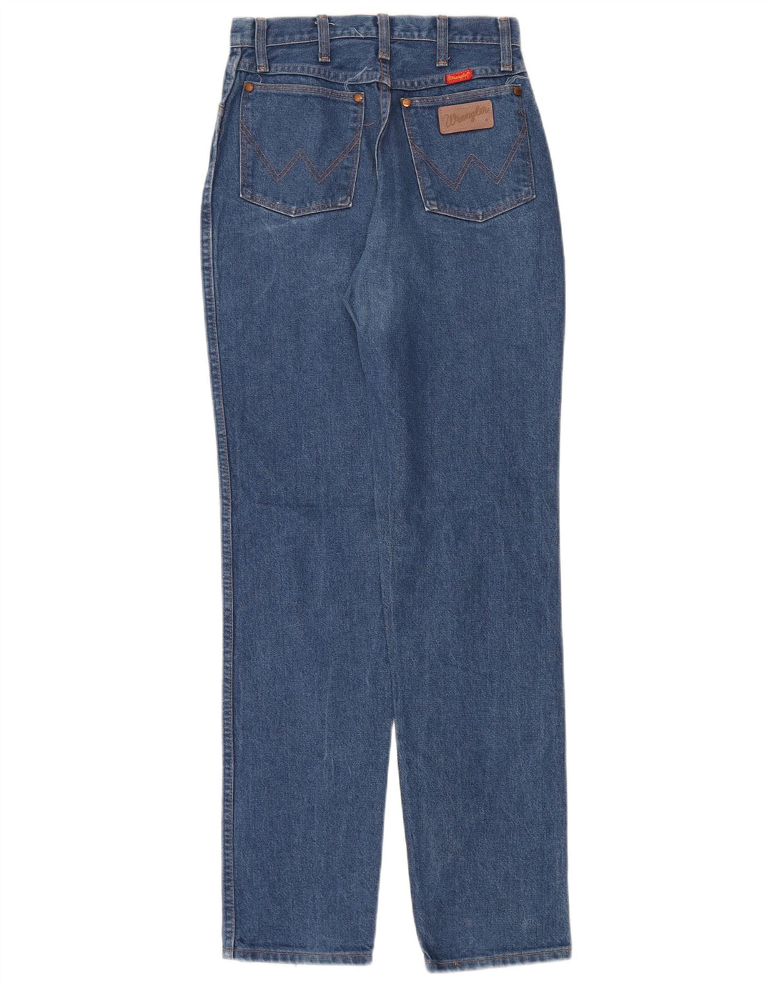 Jeans affusolati a vita alta da donna Wrangler W26 L34 cotone blu