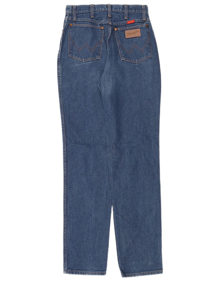 Jeans affusolati a vita alta da donna Wrangler W26 L34 cotone blu