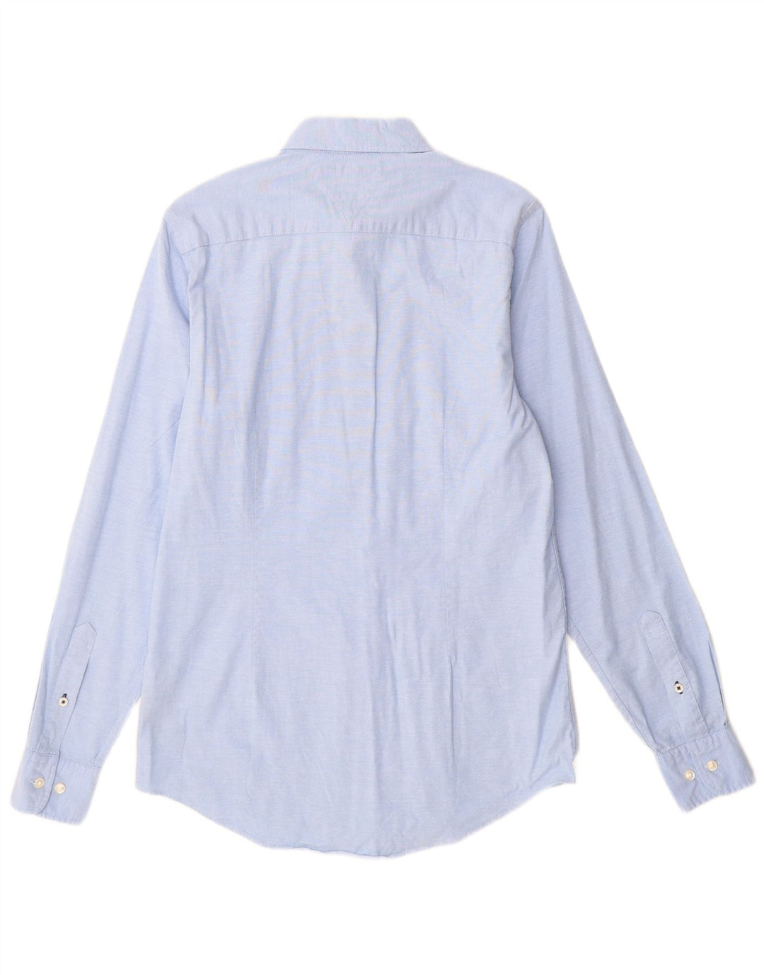 Camicia slim fit da uomo Tommy Hilfiger piccola in cotone blu