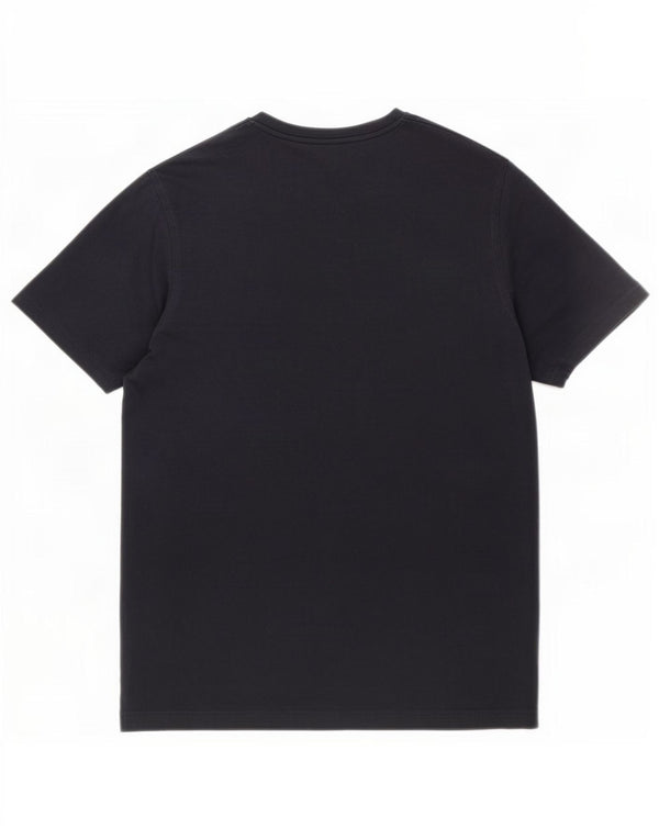 T-shirt grafica da uomo di Mountain Warehouse Top medio blu navy in cotone