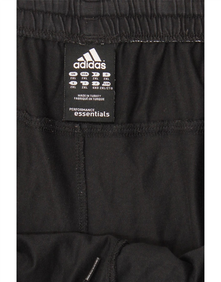 Pantaloncini sportivi da uomo ADIDAS 2XL cotone nero