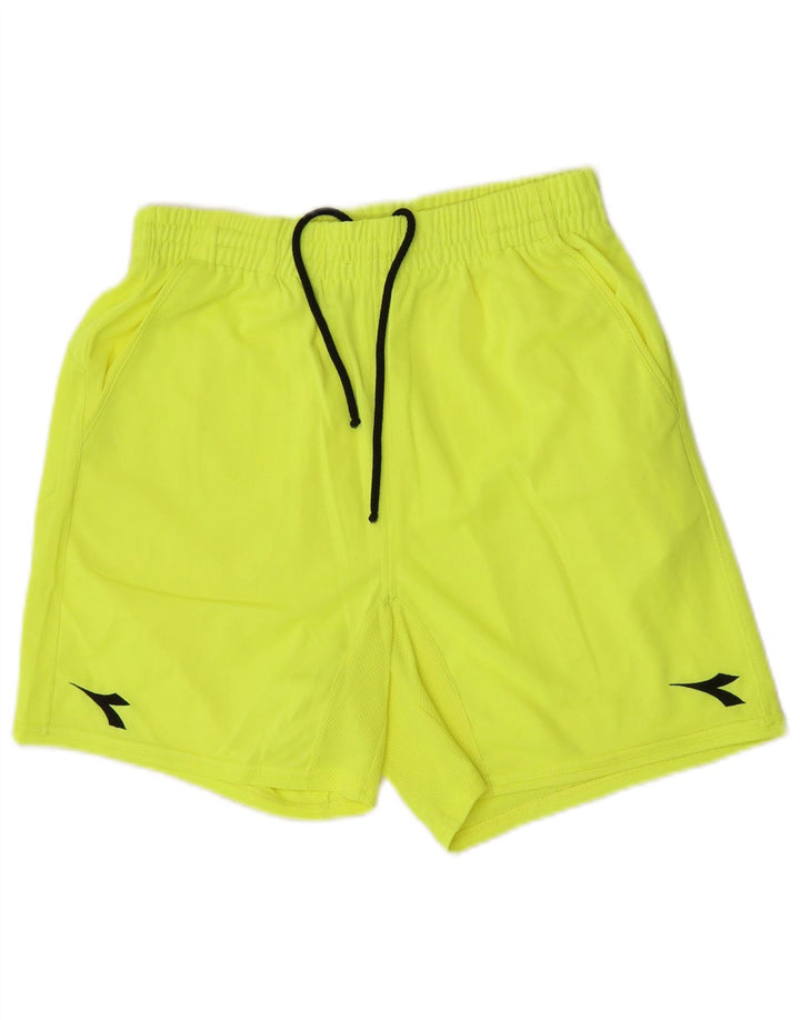 Pantaloncini sportivi da uomo Diadora Verde medio in poliestere