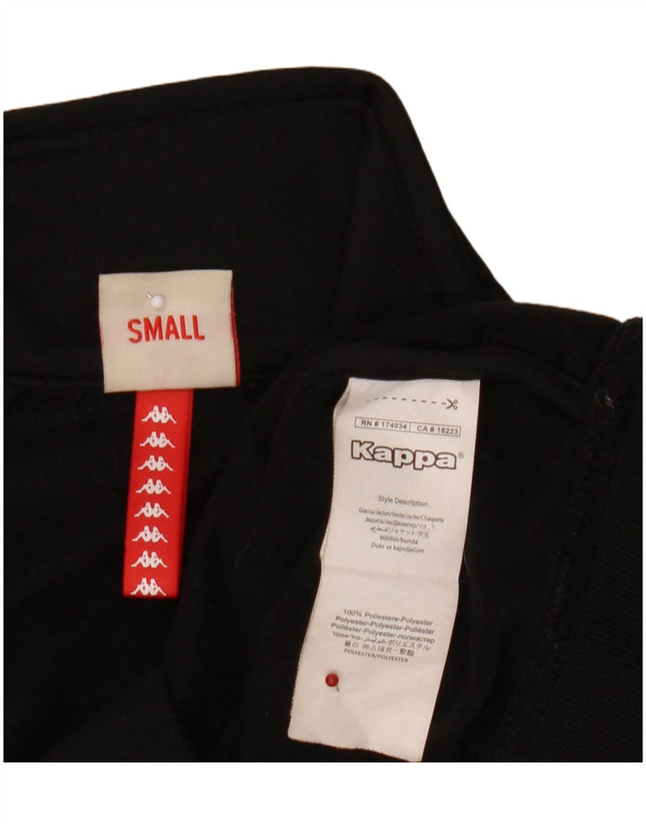 Giacca da tuta grafica da donna Kappa UK 10 Small Black Colourblock