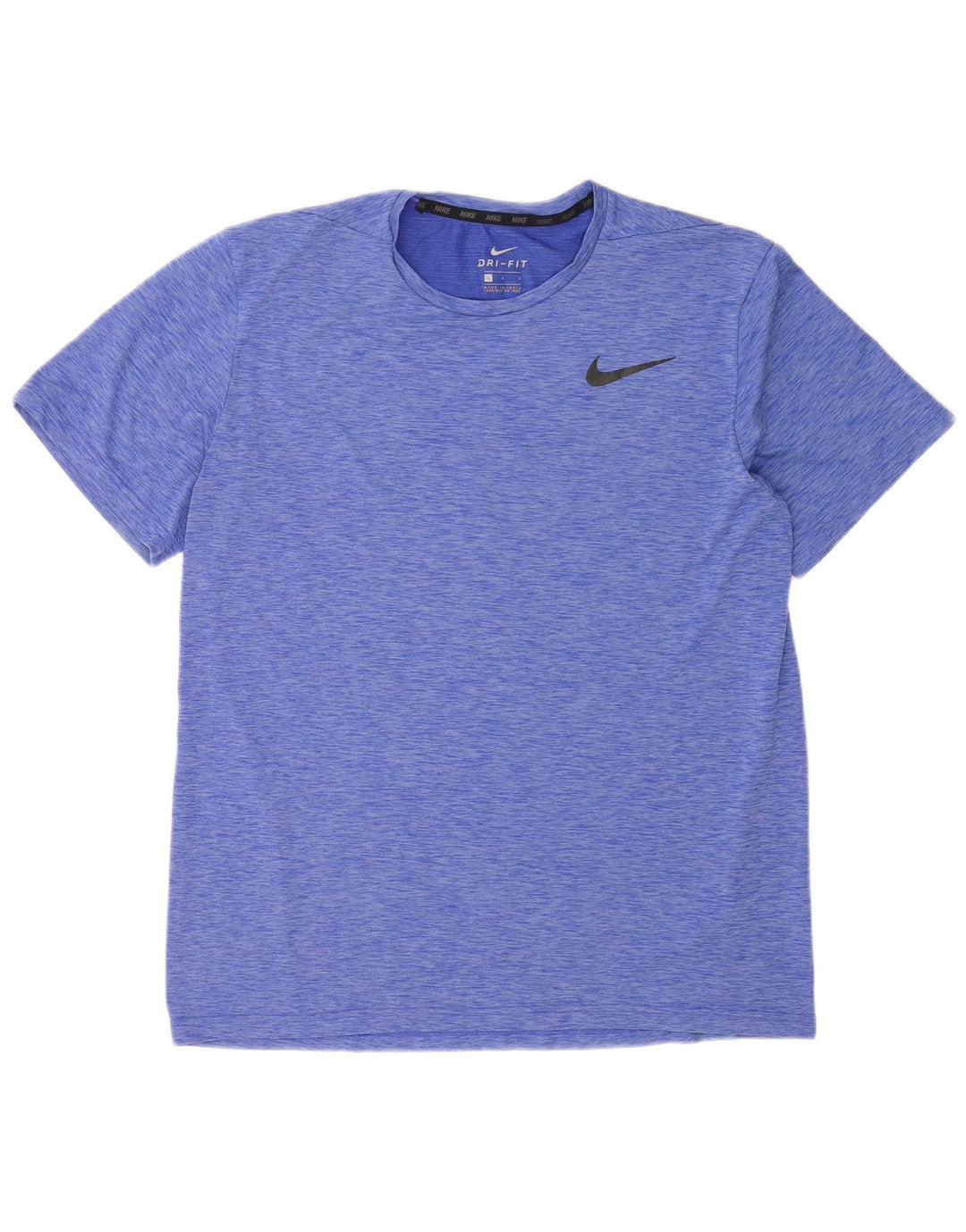 T-shirt Nike Dri Fit da uomo, grande, in poliestere chiazzato blu