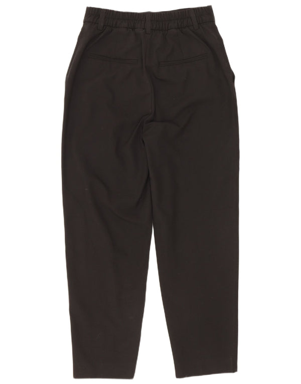Pantaloni da abito affusolati a vita alta da donna Zara EU 32 2XS W22 L24 Nero